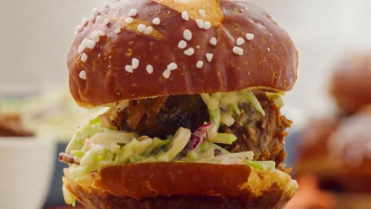 Barbecue Brisket Sliders