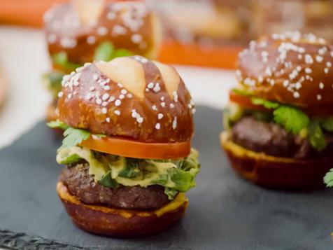 Cheesy Poblano Sliders