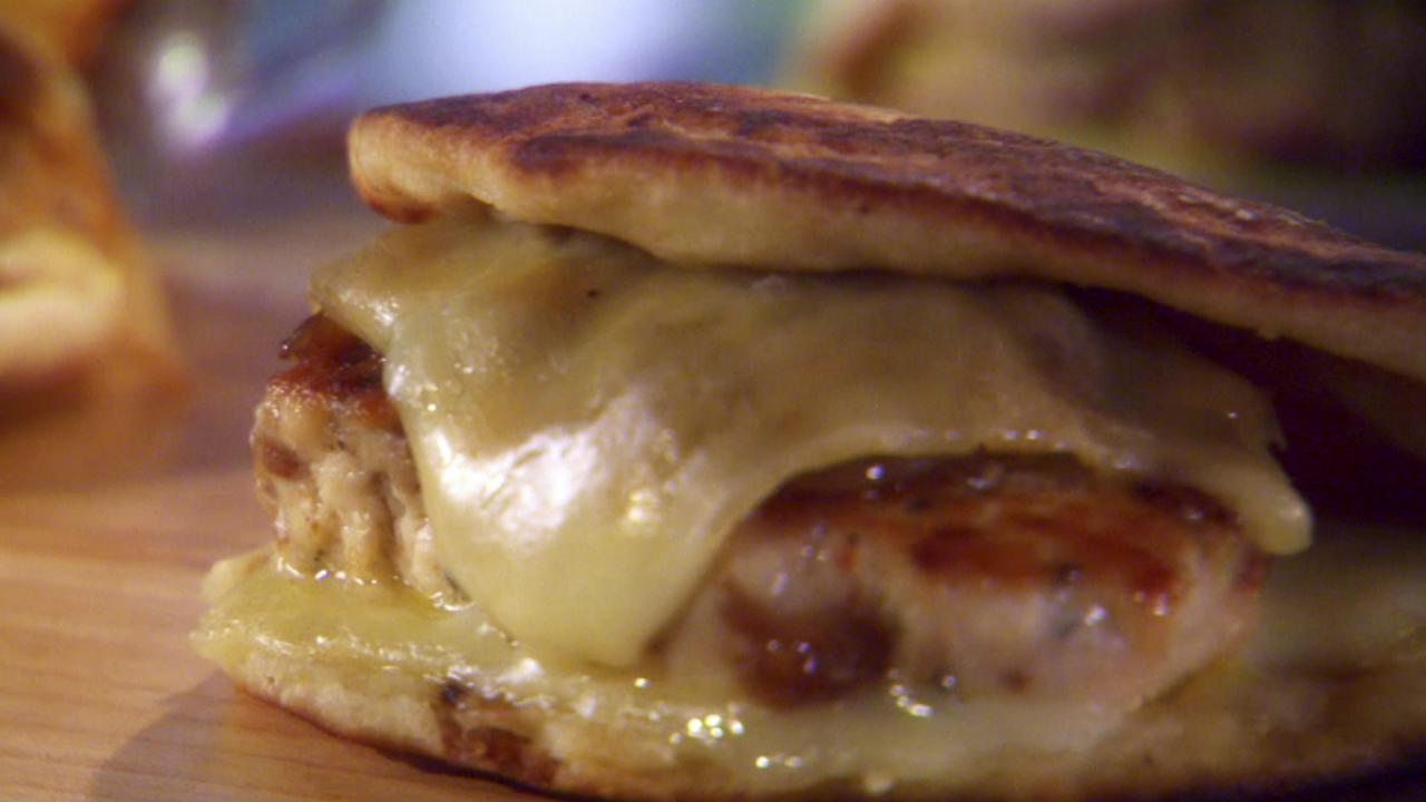 Chicken-Chorizo Patty Melt