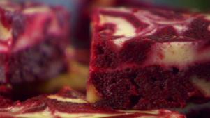 Red Velvet Swirl Brownies