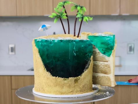 Jello Beach Cake