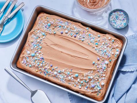 Mary's Birthday Sheet Cake