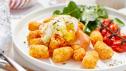 Potato Tot Eggs Benny