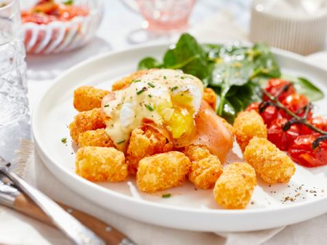 Potato Tot Eggs Benny