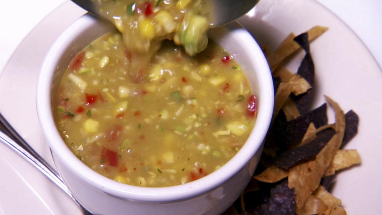 Avocado Corn Gazpacho
