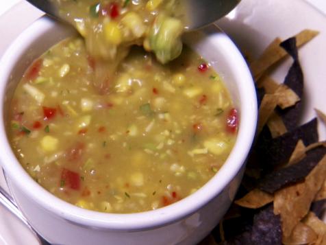 Avocado Corn Gazpacho