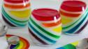 Rainbow Jell-O Shot Cups