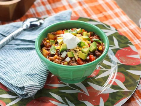 Veggie Chili with All the Fixings