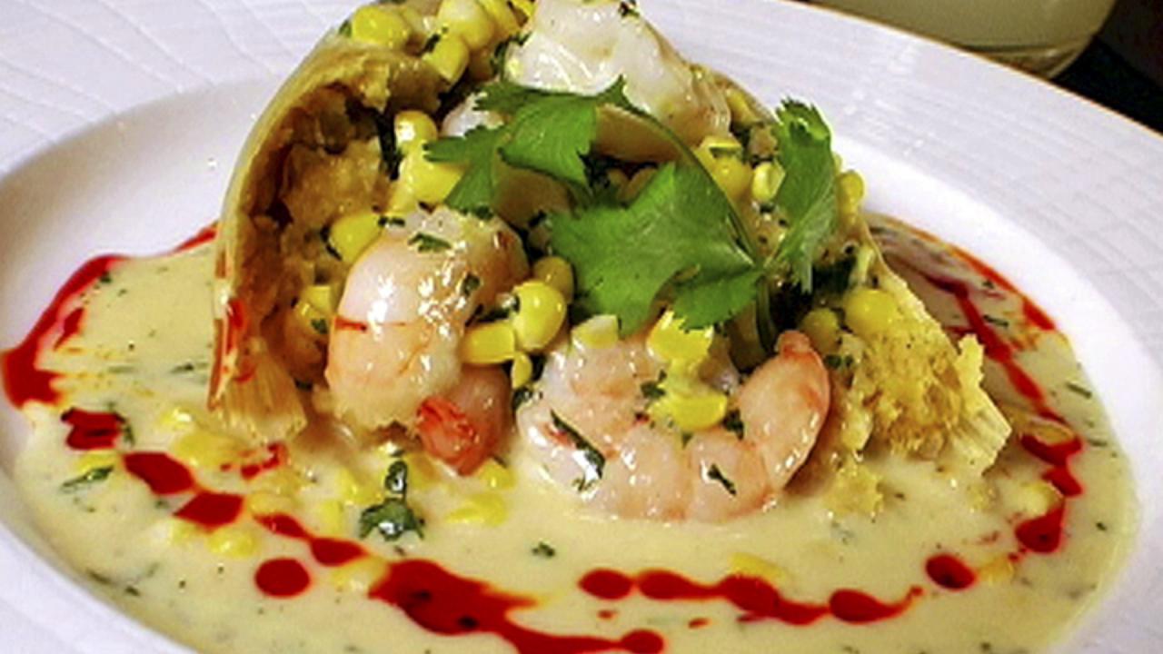 Shrimp, Garlic & Corn Tamales