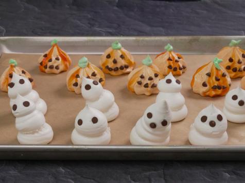 Meringue Ghosts and Pumpkins