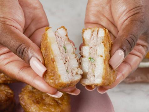 Crispy Stuffed Lotus Root with Pork