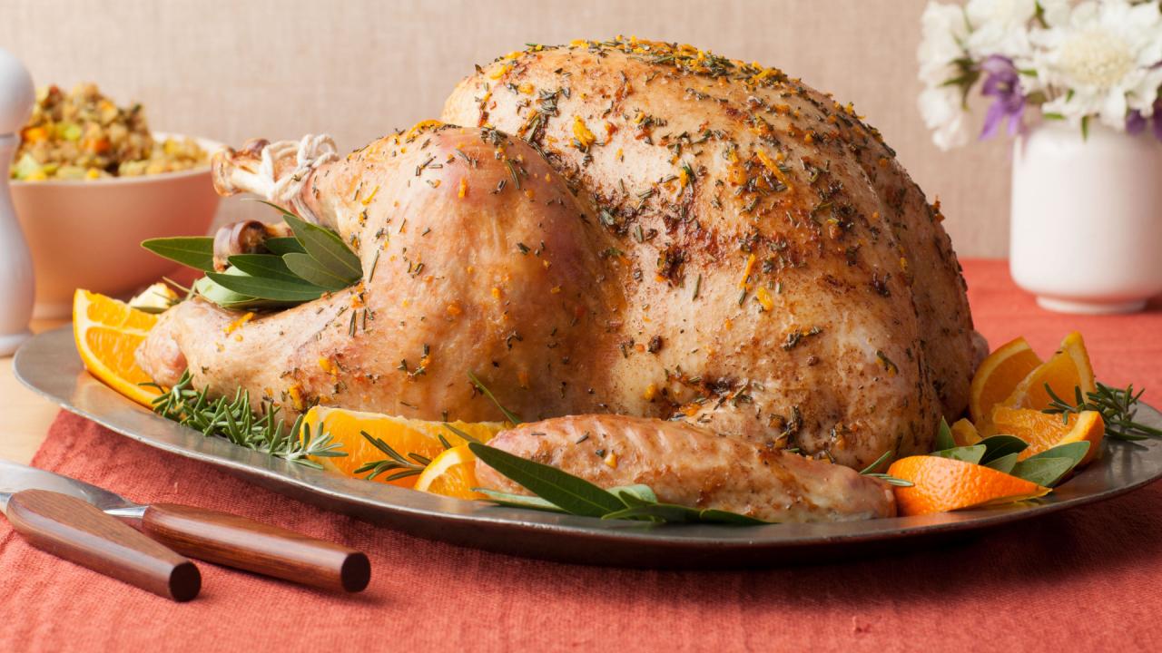 Brined and Roasted Turkey