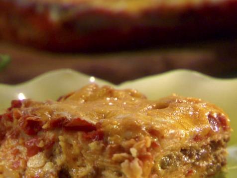 Sunny Anderson's Makes Her Easy, Beefy, Cheesy Enchilada Casserole