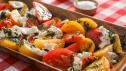 Burrata Caprese with Basil Garlic Oil