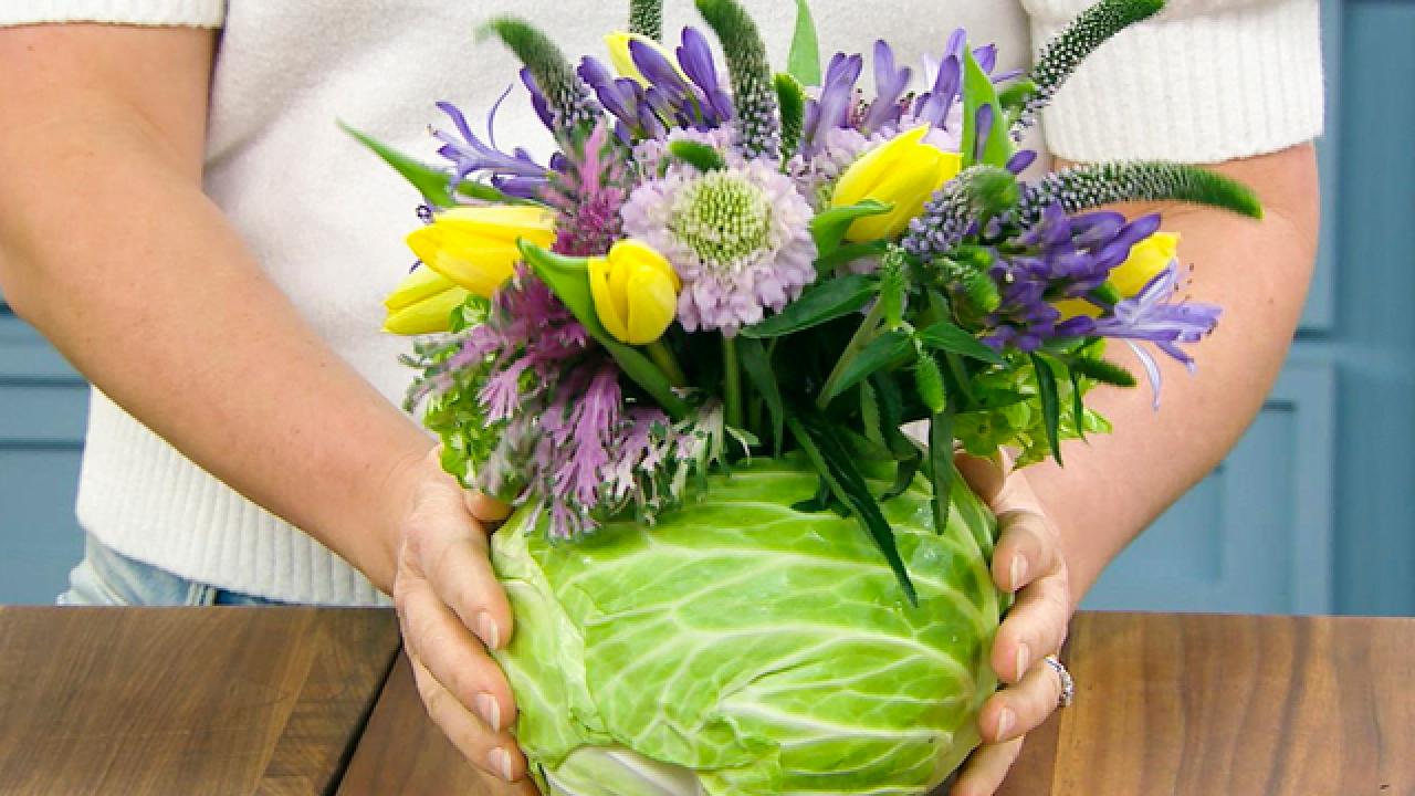 How to Make a Cabbage Vase