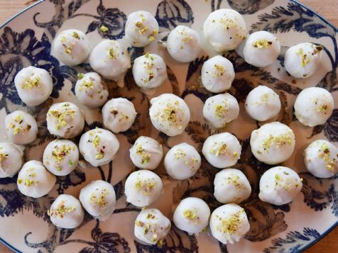 White Chocolate Pistachio Truffles