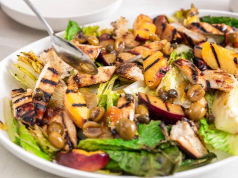 Grilled Chicken Marbella Panzanella
