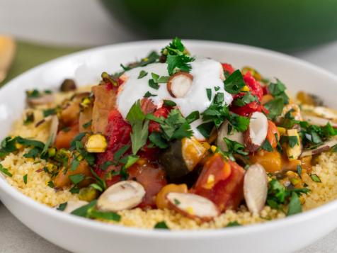 Chicken and Cous Cous with Summer Vegetables