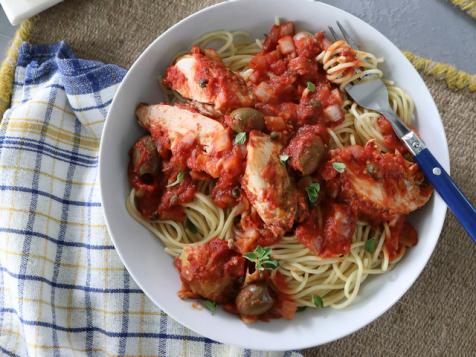 Chicken Puttanesca Pasta