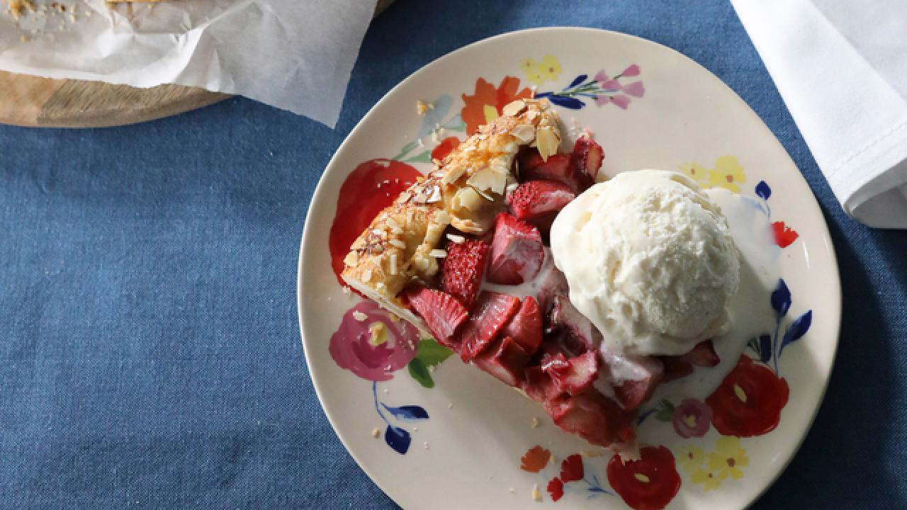 Strawberry-Rhubarb Galette