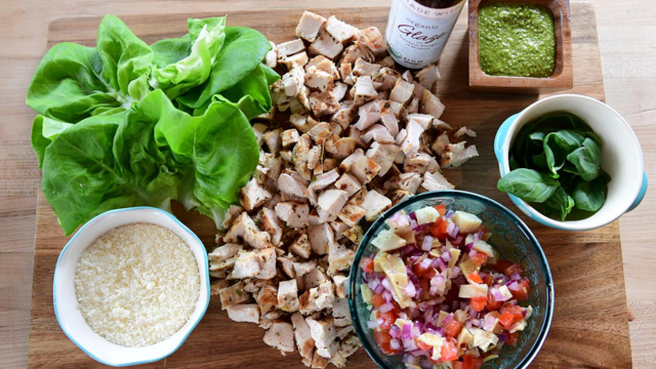 Grilled Chicken Lettuce Wraps