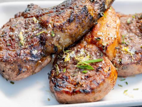 Grilled Lamb Chops with Rosemary Salt