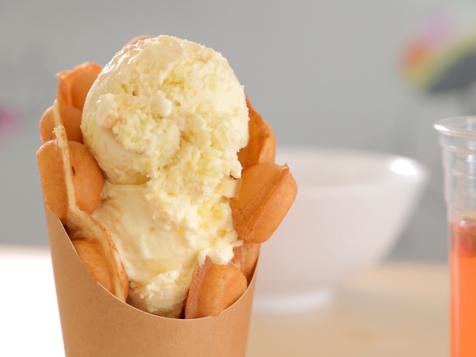 Coconut Pandan Chiffon Ice Cream