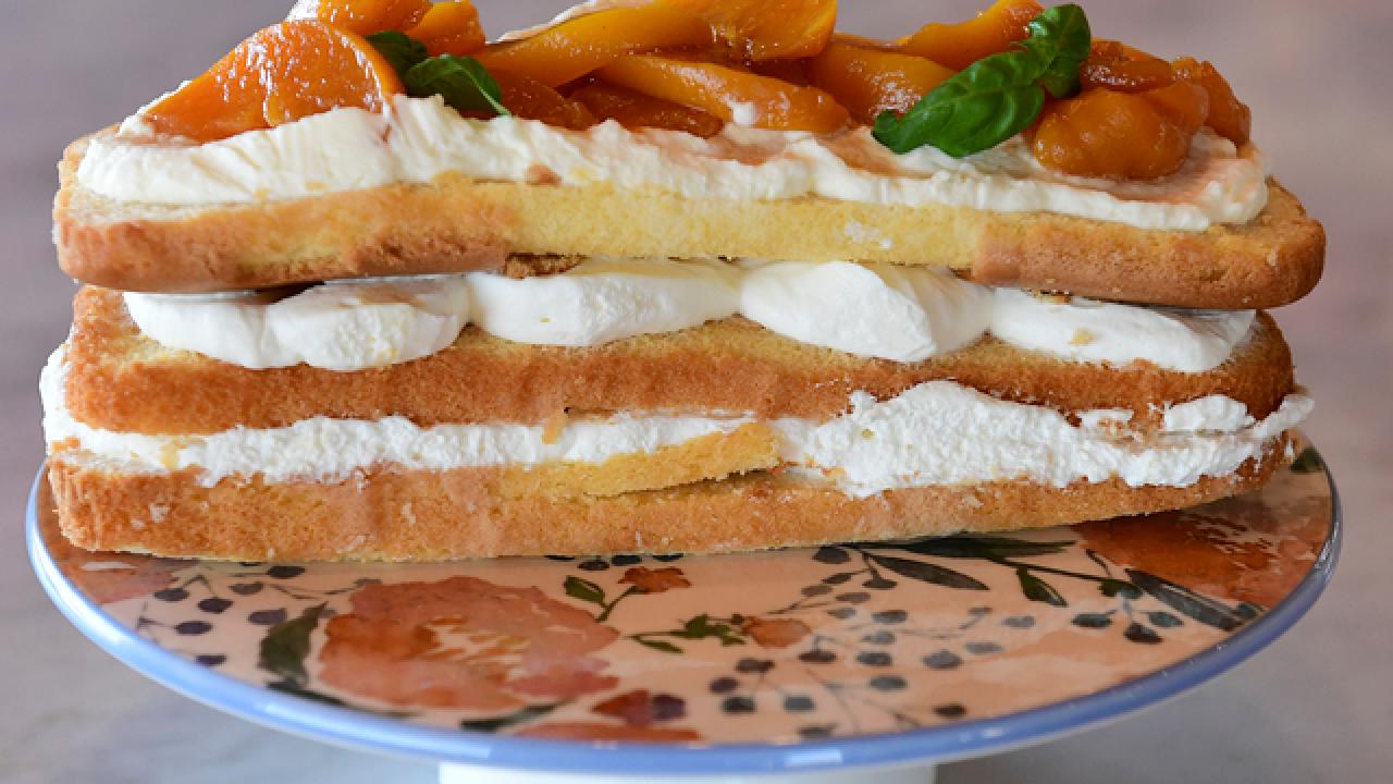Brown Sugar Peach Icebox Cake