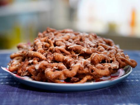 Glazed Funnel Cakes