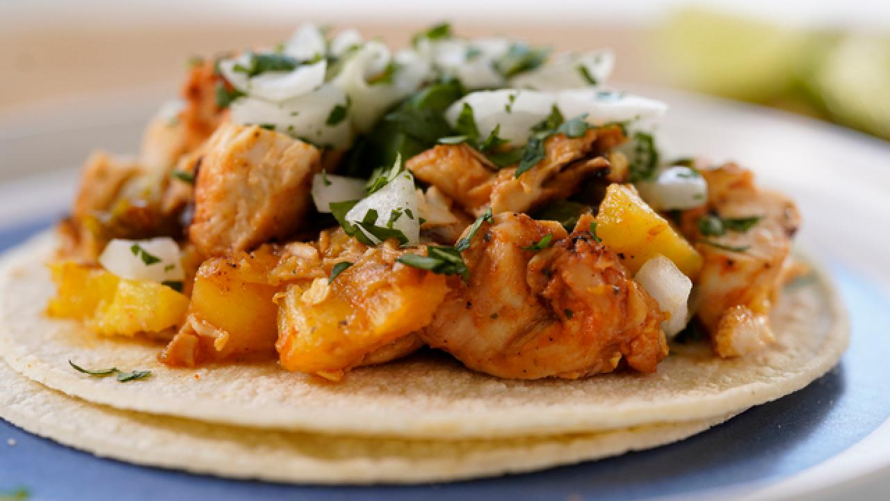 Sunny's Easy Chicken Taco Skewers