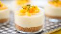 No-Bake Peaches and Cream Cheesecake Cups