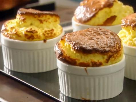 Blue Cheese Souffle with Fresh Figs and Honey