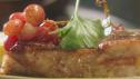Fontina and Prosciutto Stuffed Pork Chops with Grilled Polenta Squares