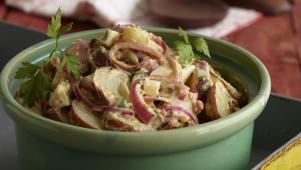 Pickled Red Onion Potato Salad