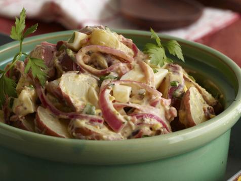 Pickled Red Onion Potato Salad