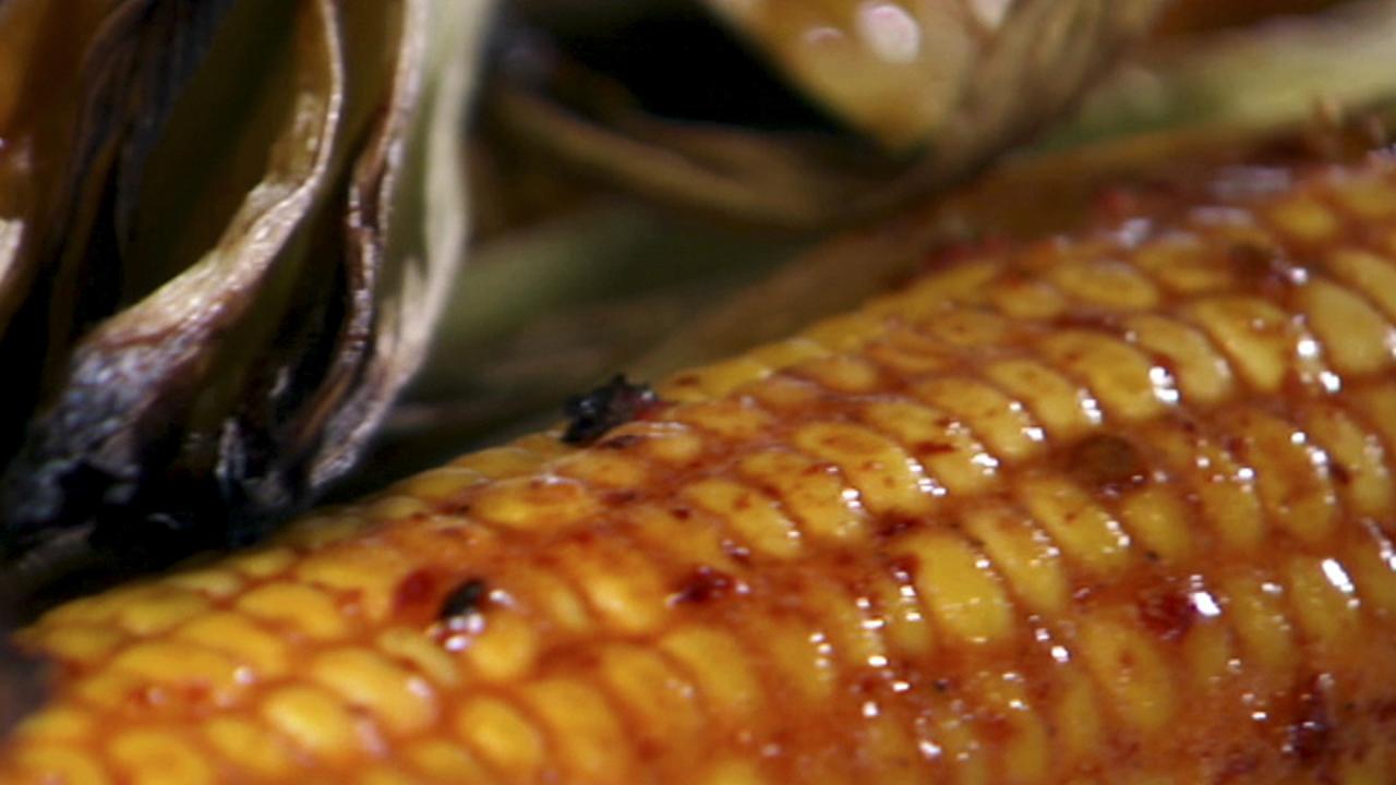 Maple-Chipotle Grilled Corn
