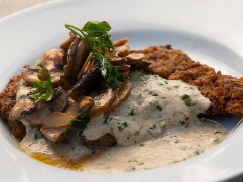 BBQ Chicken Fried Steak with White Gravy