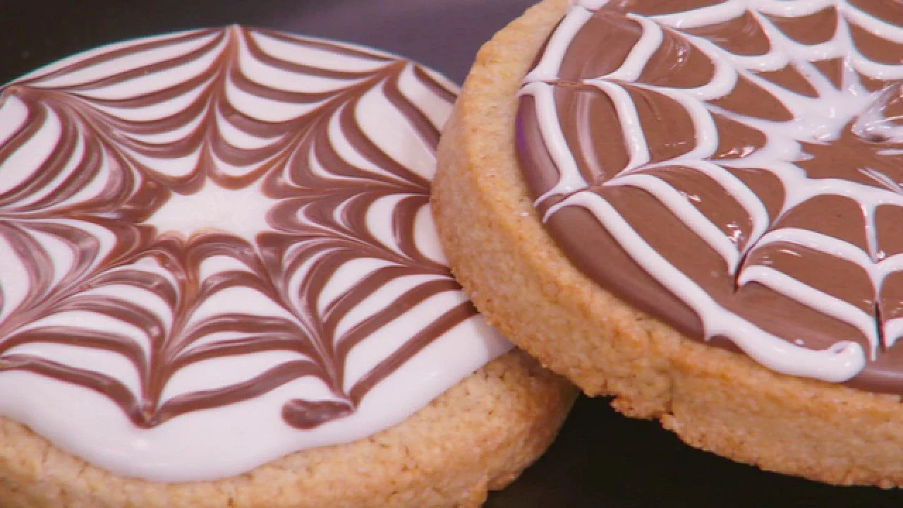 Spiderweb Cookies