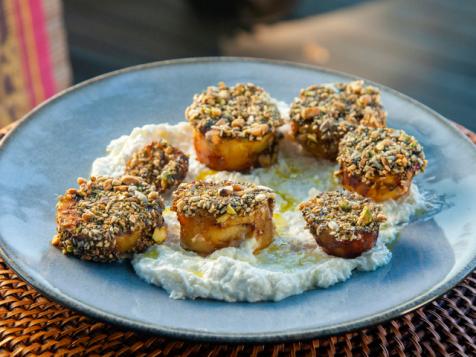 Maple Roasted Sweet Potatoes with Yogurt and Horseradish