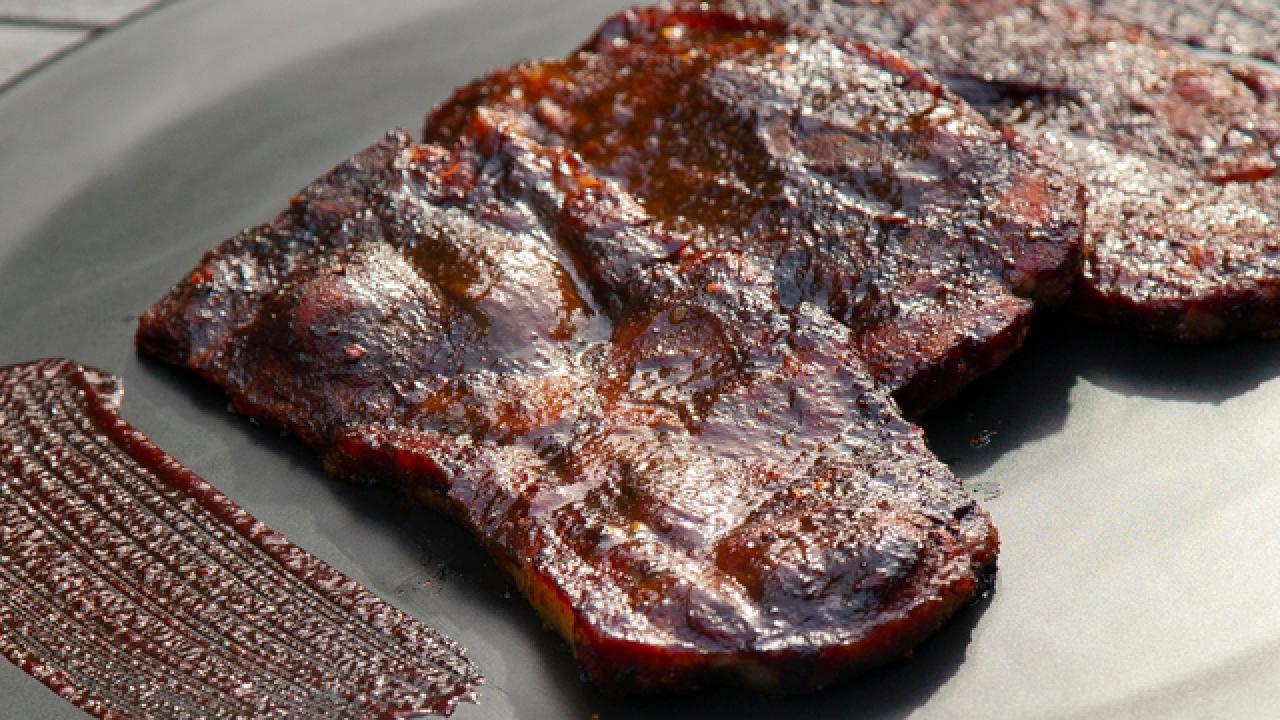 Pork Steaks with Cherry Barbecue Sauce