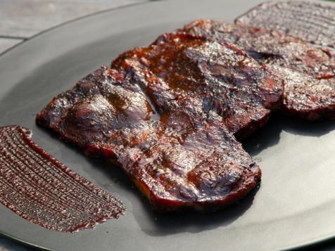 Pork Steaks with Cherry Barbecue Sauce