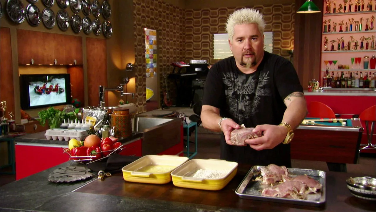 Guy's Stuffed Pork Chops