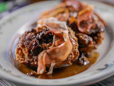 Chicken-Fried Eggplant with Creamy Red-Eye Gravy