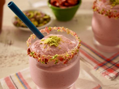 Frozen Strawberries and Cream Cocktails