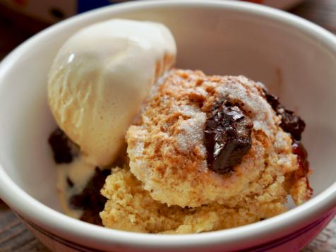 Chocolate Chunk Cherry Cobbler