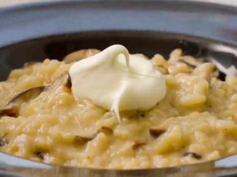 Mushroom and Mascarpone Risotto