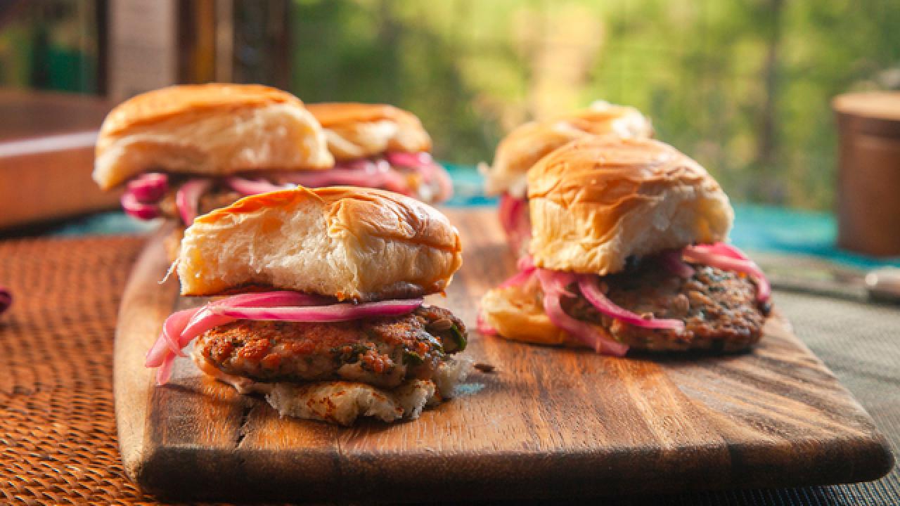 Pork Sausage and Provolone Sliders
