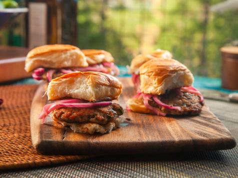 Pork Sausage and Provolone Sliders