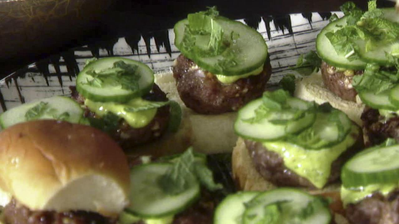 Guy's Lamb Feta Sliders