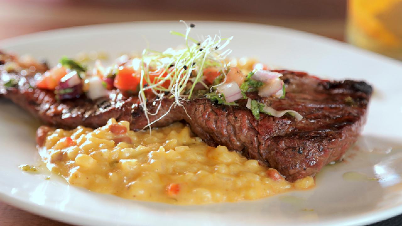 Churrasco with Risotto Mamposteao